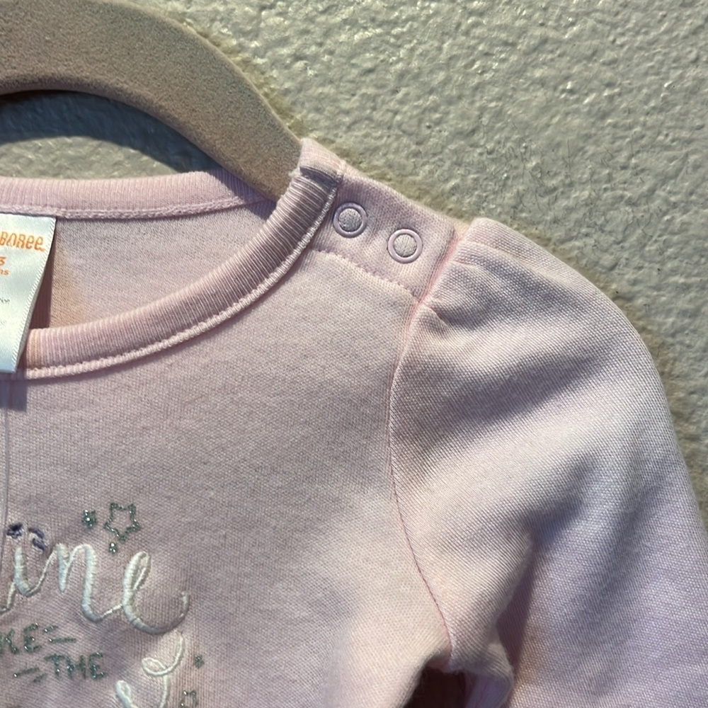 New Gymboree Baby Girls Shine Like The Stars Embroidered Bodysuit 0-3 Months NWT - Picture 8 of 9